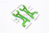 Traxxas 1/10 Maxx 4WD Monster Truck Aluminium Front Or Rear Upper Arms -1Pr Set	 Green