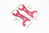 Traxxas 1/10 Maxx 4WD Monster Truck Aluminium Front Or Rear Upper Arms -1Pr Set	 Red