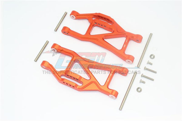 Traxxas 1/10 Maxx 4WD Monster Truck Aluminium Front Or Rear Lower Arms - 1Pr Set Orange