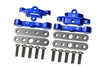 Aluminum Front + Rear Lower Arm Tie Bar Mount For Traxxas 1:10 4WD MAXX 89076-4 / 4WD MAXX with WideMAXX 89086-4 / 1:8 4WD Maxx Slash 6S 102076-4 Upgrades - Blue