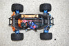 GPM For Traxxas 1/10 Maxx 4WD Monster Truck (89076-4) Upgrade Parts Aluminum F&R Arms + F&R Drive Shaft + Hex + Wheel Lock + Front Steering Tie Rod Combo Pack- 84Pc Set Blue