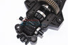 Harden Steel #45 Rear Differential Ring Gear & Pinion Gear For Traxxas 1:10 4WD MAXX 89076-4 / 4WD MAXX with WideMAXX 89086-4 / 1:8 4WD Maxx Slash 6S 102076-4 Upgrades - Black