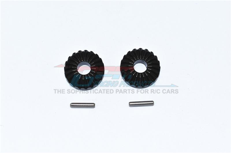 Traxxas 1/10 Maxx 4WD Monster Truck Harden Steel #45 Front / Center / Rear Differential Bevel Gear - 4Pc Set Black