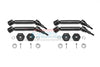 Traxxas 1/10 Maxx 4WD Monster Truck Harden Steel+Aluminum Front & Rear Adjustable CVD Drive Shaft + Hex Adapter (+2mm) - 20Pc Set Black