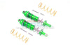 Traxxas 1/10 Maxx 4WD Monster Truck Aluminum Front Or Rear Thickened Spring Dampers 125mm - 1Pr Set Green