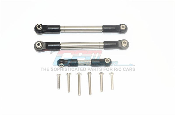 Traxxas 1/10 Maxx 4WD Monster Truck Stainless Steel Adjustable Tie Rods - 3Pc Set