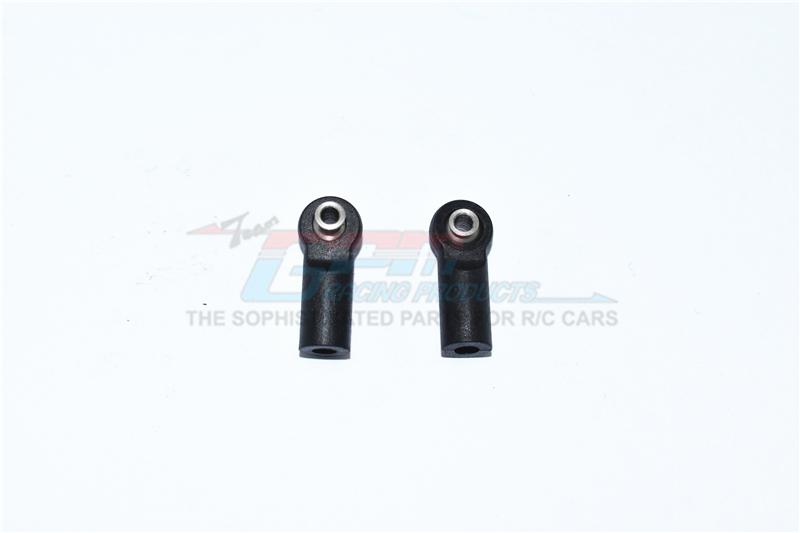 Plastic Ball Ends For GPM Optional Tie Rods Item# TXMS160S For Traxxas 1/10 Maxx 4WD Monster Truck - 2Pc Set Black