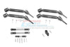 Traxxas 1/10 Maxx 4WD Monster Truck Stainless Steel Tie Rod + 25T Servo Horn & Steel+Aluminum Front + Rear Adjustable Cvd Drive Shaft - 20Pc Set Black