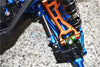 Aluminum+Stainless Steel Adjustable Front Steering Tie Rod For Traxxas 1:10 Maxx 4WD Monster Truck-89076-4 / 1:8 4WD Maxx Slash 6S Brushless Short Course Truck-102076-4 Upgrades - Orange