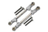 Aluminum+Stainless Steel Adjustable Front Steering Tie Rod For Traxxas 1:10 Maxx 4WD Monster Truck-89076-4 / 1:8 4WD Maxx Slash 6S Brushless Short Course Truck-102076-4 Upgrades - Silver