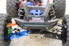 GPM For Traxxas 1/10 Maxx 4WD Monster Truck Upgrade Parts Aluminum Front Bumper - 1Pc Set Black