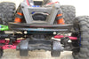 GPM For Traxxas 1/10 Maxx 4WD Monster Truck Upgrade Parts Aluminum Rear Bumper - 1Pc Set Black