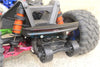 GPM For Traxxas 1/10 Maxx 4WD Monster Truck Upgrade Parts Aluminum Rear Bumper - 1Pc Set Black