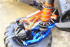 Traxxas 1/10 Maxx 4WD Monster Truck Aluminium Full Suspension Arm Set (Front + Rear & Upper + Lower Arms) - 56Pc Set Blue