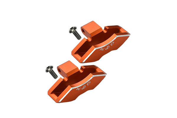 Traxxas Unlimited Desert Racer 4X4 (#85076-4) Aluminum Front/Rear Brake Caliper - 1Pr Set Orange