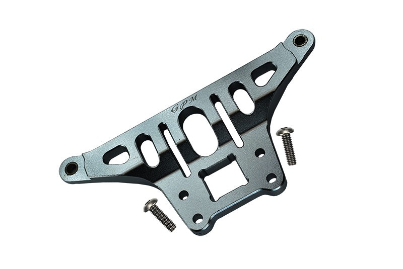 Traxxas Unlimited Desert Racer 4X4 (#85076-4) Aluminum Thickened Front Upper Arm Stabilizer - 1Pc Set Gray Silver