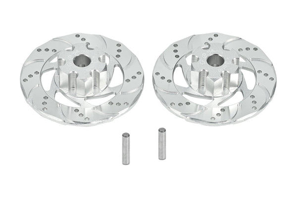 Aluminum 7075 +3mm Front Or Rear Hex With Brake Disk With Silver Lining For Traxxas 1:7 Unlimited Desert Racer UDR Pro-Scale 4X4 85076-4 85086-4 Upgrades - Silver