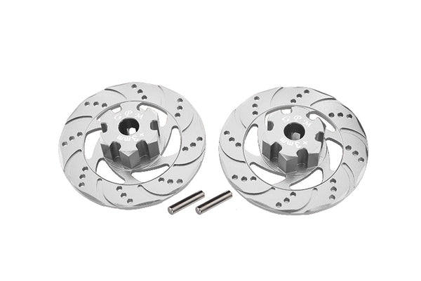 Traxxas Unlimited Desert Racer 4X4 (#85076-4) Aluminum +3mm Hex With Brake Disk - 1Pr Set Silver