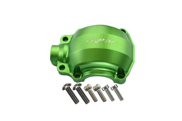 Traxxas Unlimited Desert Racer 4X4 (#85076-4) Aluminum Front Gear Box Cover - 1Pc Set Green