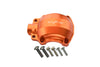 Traxxas Unlimited Desert Racer 4X4 (#85076-4) Aluminum Front Gear Box Cover - 1Pc Set Orange