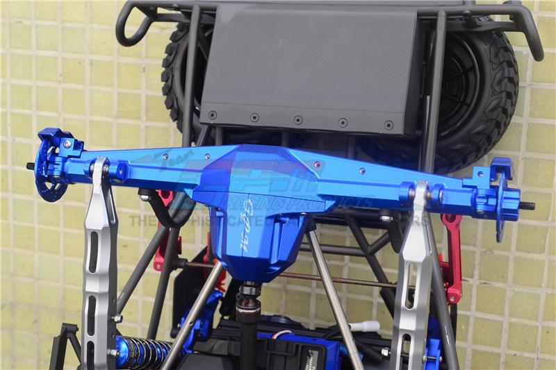 2 Supports De Roue De Secours Aluminium Orange Pour Traxxas Desert Racer 85076-4 - Pièce Upgrade GPM