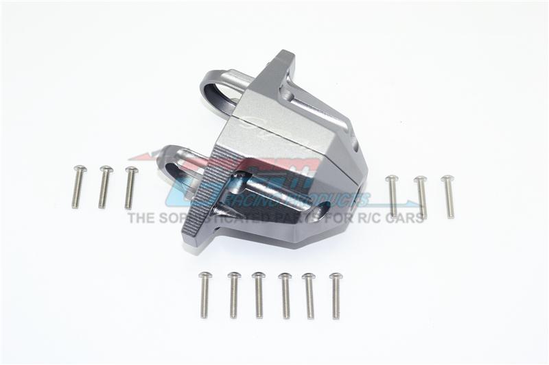 Traxxas Unlimited Desert Racer 4X4 (#85076-4) Aluminum Rear Axle Case Carrier - 1 Set Gray Silver
