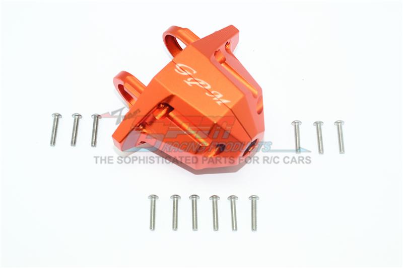 Traxxas Unlimited Desert Racer 4X4 (#85076-4) Aluminum Rear Axle Case Carrier - 1 Set Orange