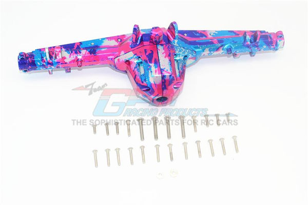 Traxxas Unlimited Desert Racer 4X4 (#85076-4) Aluminum Rear Axle Housing (With Carrier) Splatter Paint Version 1 - 1 Set