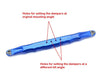Traxxas Unlimited Desert Racer 4X4 (#85076-4) Aluminum Rear Lower Trailing Arms - 1Pr Set Blue