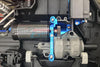 Traxxas Unlimited Desert Racer 4X4 (#85076-4) Aluminum Motor Mount With Heat Sink Fins - 1 Set Blue