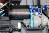 Traxxas Unlimited Desert Racer 4X4 (#85076-4) Aluminum Motor Mount With Heat Sink Fins - 1 Set Blue