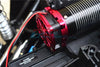 Traxxas Unlimited Desert Racer 4X4 (#85076-4) Aluminum Motor Heatsink With Cooling Fan - 1 Set Red
