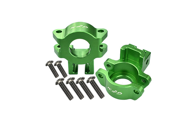 Aluminum Rear Axle Hub for Traxxas Unlimited Desert Racer UDR 4X4 (#85076-4) - 1Pr Set Green