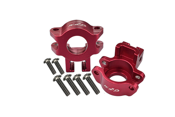 Traxxas Unlimited Desert Racer 4X4 (#85076-4) Aluminum Rear Axle Hub - 1Pr Set Red