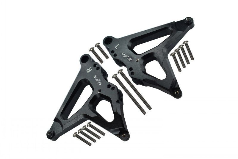 Traxxas Unlimited Desert Racer 4X4 (#85076-4) Aluminum Rear Damper Mount - 1Pr Set Black