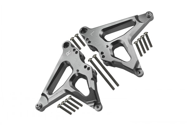 Traxxas Unlimited Desert Racer 4X4 (#85076-4) Aluminum Rear Damper Mount - 1Pr Set Silver