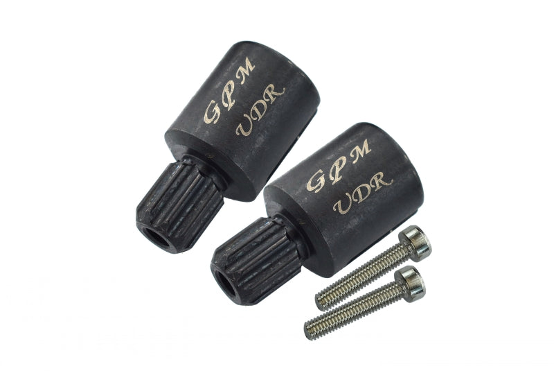 Traxxas Unlimited Desert Racer 4X4 (#85076-4) Harden Steel #45 Front Drive Cup - 2Pc Set Black