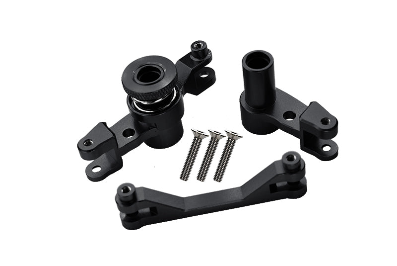 Traxxas Unlimited Desert Racer 4X4 (#85076-4) Aluminum Steering Assembly - 1 Set Black