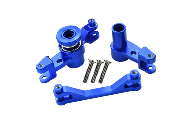 Traxxas Unlimited Desert Racer 4X4 (#85076-4) Aluminum Steering Assembly - 1 Set Blue