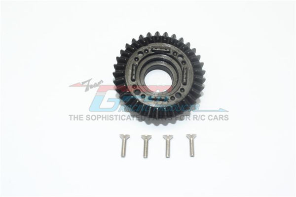 Traxxas Unlimited Desert Racer 4X4 (#85076-4) Harden Steel #45 Front Or Rear Differential Ring Gear - 1Pc Set Black