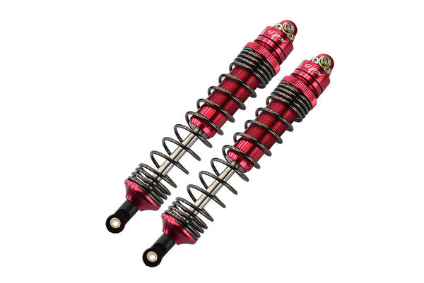 Traxxas Unlimited Desert Racer 4X4 (#85076-4) Aluminum Front Spring Dampers (135mm) - 2Pc Set Red