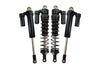 Traxxas Unlimited Desert Racer 4X4 (#85076-4) Aluminum Front L-Shape Piggy Back Damper (135mm) - 4Pc Set Black