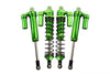 Traxxas Unlimited Desert Racer 4X4 (#85076-4) Aluminum Front L-Shape Piggy Back Damper (135mm) - 4Pc Set Green