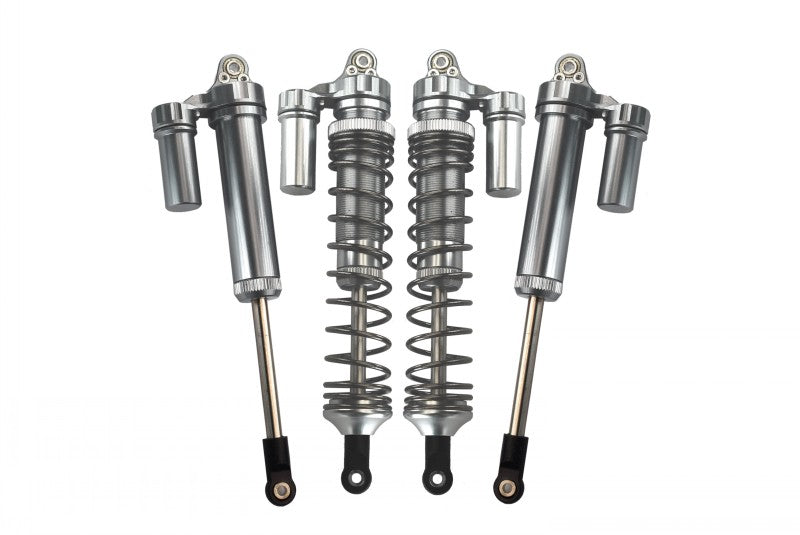 Traxxas Unlimited Desert Racer 4X4 (#85076-4) Aluminum Front L-Shape Piggy Back Damper (135mm) - 4Pc Set Silver