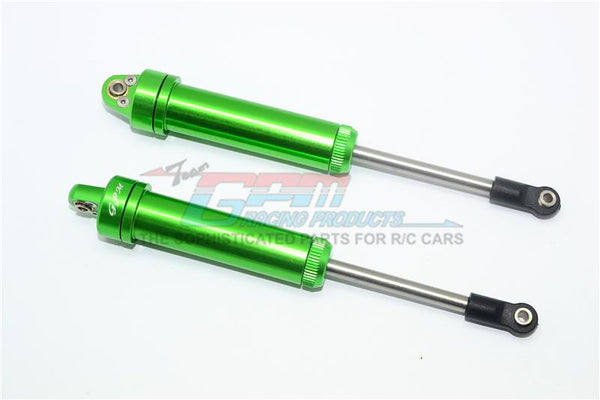 Traxxas Unlimited Desert Racer 4X4 (#85076-4) Aluminium Front Internal Shocks (135mm) - 2Pc Set Green