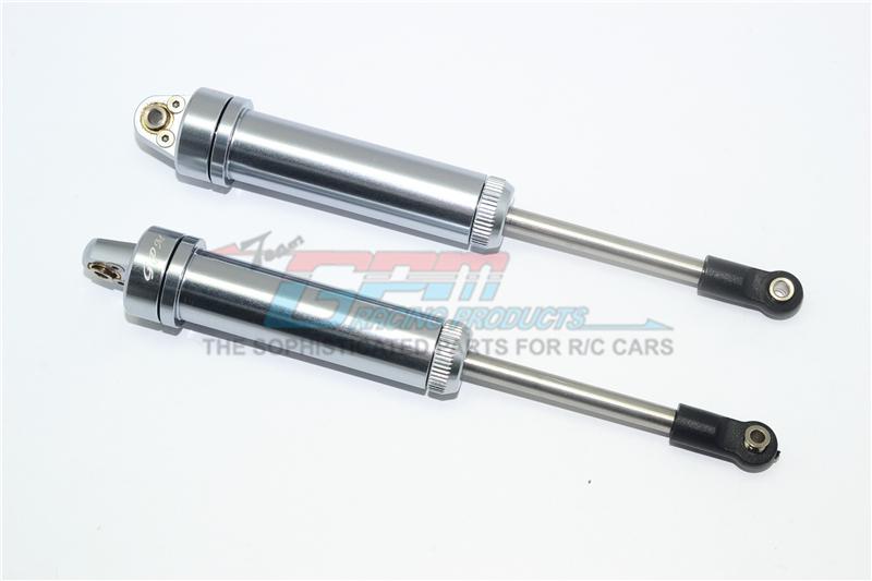 Traxxas Unlimited Desert Racer 4X4 (#85076-4) Aluminium Front Internal Shocks (135mm) - 2Pc Set Gray Silver