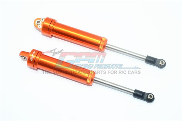 Traxxas Unlimited Desert Racer 4X4 (#85076-4) Aluminium Front Internal Shocks (135mm) - 2Pc Set Orange