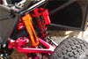 Traxxas Unlimited Desert Racer 4X4 (#85076-4) Aluminum Front L-Shape Spring Damper (135mm) - 2Pc Set Orange