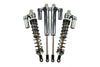 Traxxas Unlimited Desert Racer 4X4 (#85076-4) Aluminum Rear L-Shape Piggy Back Damper - 4Pc Set Gray Silver