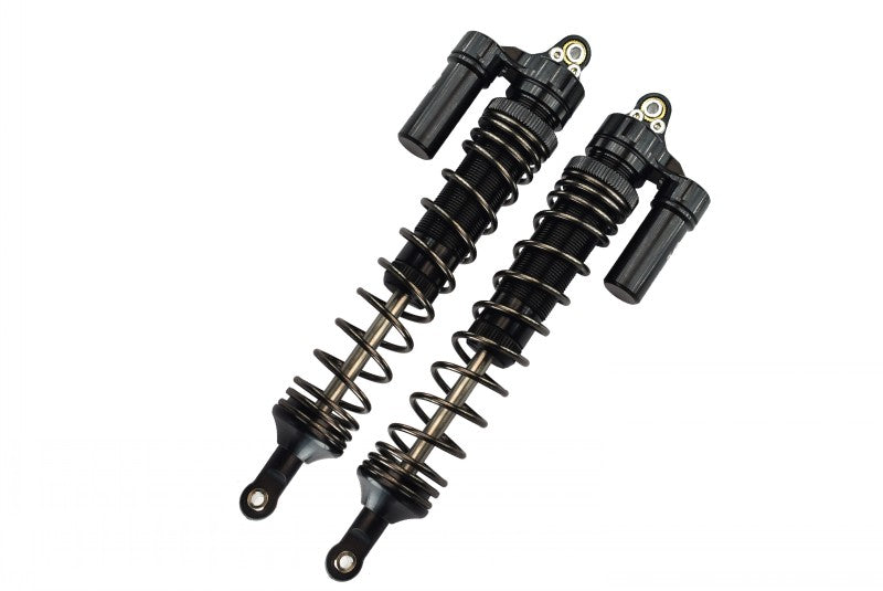 Traxxas Unlimited Desert Racer 4X4 (#85076-4) Aluminum Rear L-Shape Spring Damper (139mm) - 2Pc Set Black